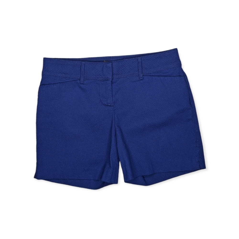 The Limited Woven Textured Navy Shorts Size 4